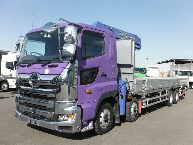 日野 プロフィア 大型 クレーン付 エアサス 4段の中古トラック画像1