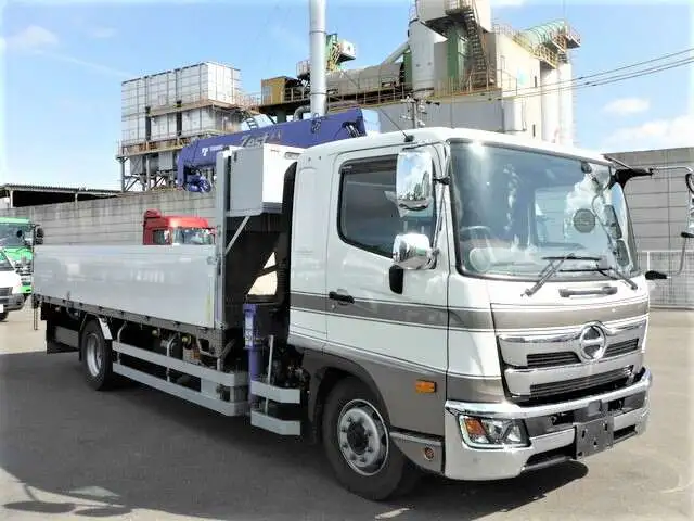 日野 レンジャー 中型/増トン クレーン付 床鉄板 アルミブロックの中古トラック画像2