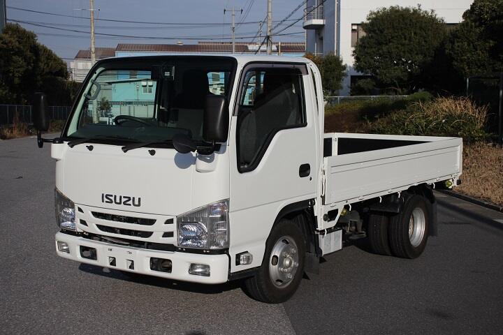 いすゞ エルフ 小型 平ボディ 10尺 TRG-NJR85A