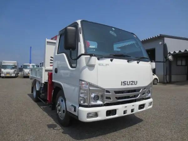 いすゞ エルフ 小型 ダンプ クレーン付き 2RG-NKR88ANの中古トラック画像3