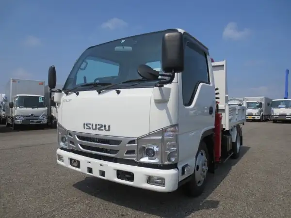 いすゞ エルフ 小型 ダンプ クレーン付き 2RG-NKR88ANの中古トラック画像4