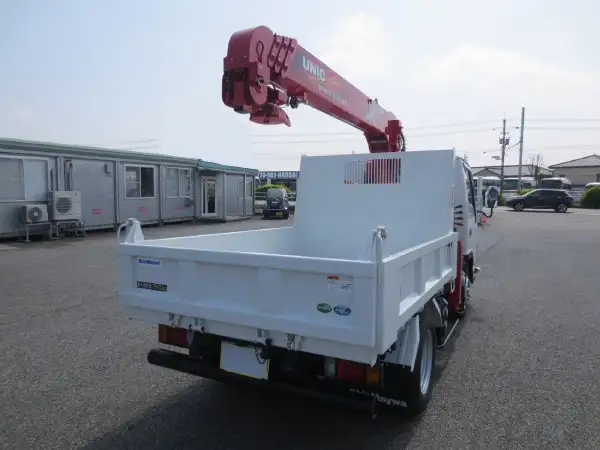 いすゞ エルフ 小型 ダンプ クレーン付き 2RG-NKR88ANの中古トラック画像7