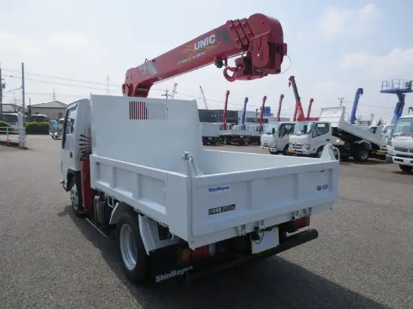 いすゞ エルフ 小型 ダンプ クレーン付き 2RG-NKR88ANの中古トラック画像8