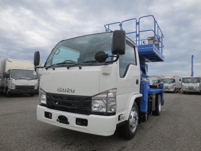いすゞ エルフ 小型 高所・建柱車 高所作業車 TKG-NKR85YN