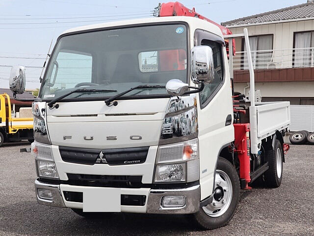 三菱 キャンター 小型 クレーン付 セミロング TKG-FEA50