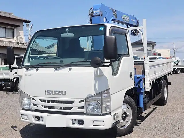 いすゞ エルフ 小型 クレーン付 3段 ラジコンの中古トラック画像1