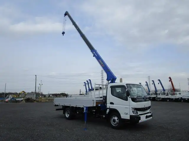 三菱 キャンター 小型 クレーン付 アルミブロック 4段の中古トラック画像2