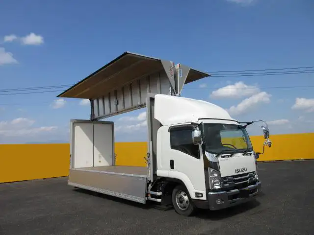 いすゞ フォワード 中型/増トン ウイング ベッド 2RG-FRR90S2の中古トラック画像2