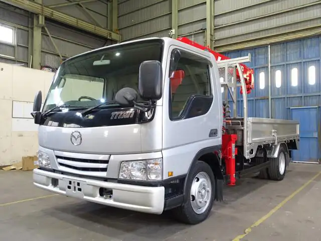 マツダ タイタン 小型 クレーン付 床鉄板 5段の中古トラック画像1