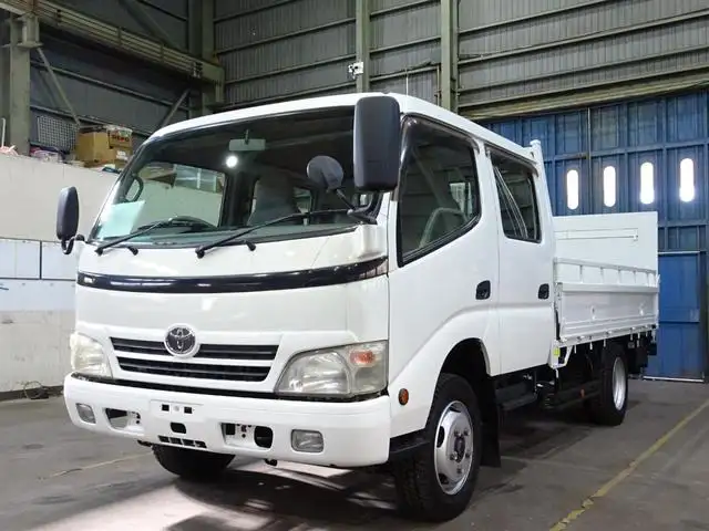 トヨタ ダイナ 小型 平ボディ Wキャブ 幌の中古トラック画像1