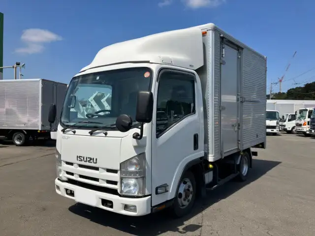 いすゞ エルフ 小型 アルミバン サイドドア BKG-NLR85ANの中古トラック画像1