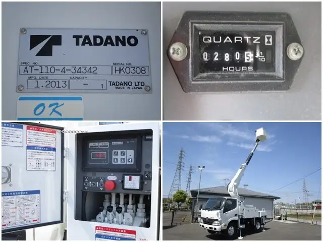 日野 デュトロ 小型 高所・建柱車 高所作業車 TKG-XZU600Xの中古トラック画像12