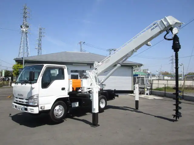 いすゞ エルフ 小型 高所・建柱車 建柱車 SKG-NKR85Nの中古トラック画像3