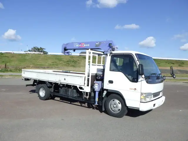 いすゞ エルフ 小型 クレーン付 4段 ラジコンの中古トラック画像2