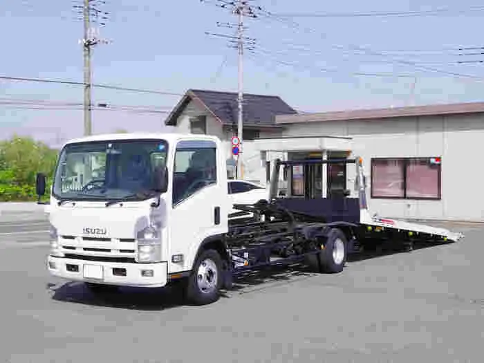 いすゞ エルフ 小型 車両重機運搬 ラジコン ウインチの中古トラック画像1