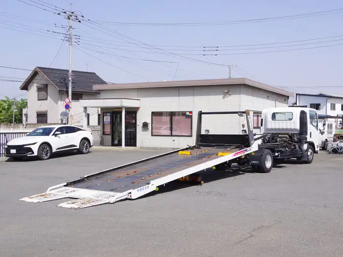 いすゞ エルフ 小型 車両重機運搬 ラジコン ウインチの中古トラック画像8