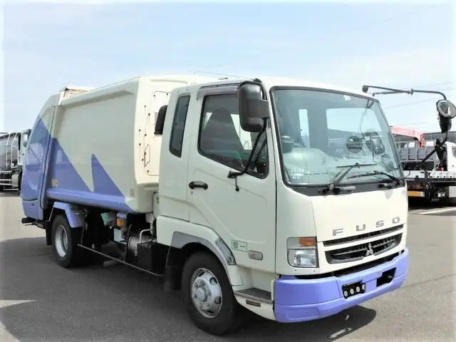 三菱 ファイター 中型/増トン パッカー車 プレス式 ベッドの中古トラック画像1