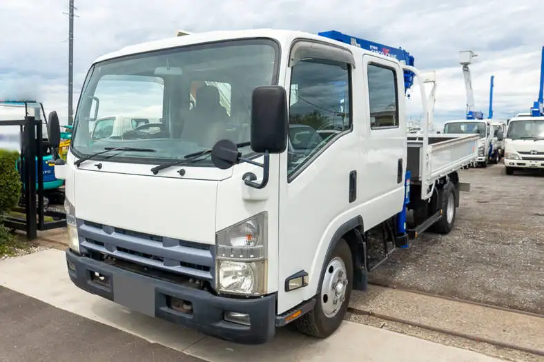 日産 アトラス 小型 クレーン付 Wキャブ 4段の中古トラック画像1
