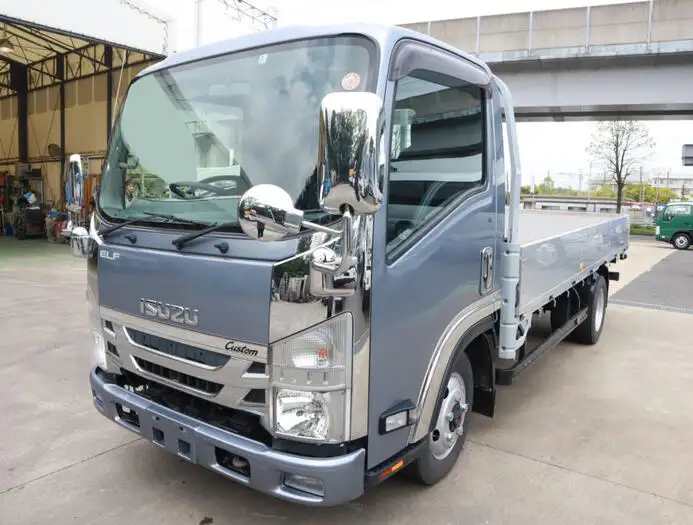 いすゞ エルフ 小型 平ボディ アルミブロック カスタムの中古トラック画像1