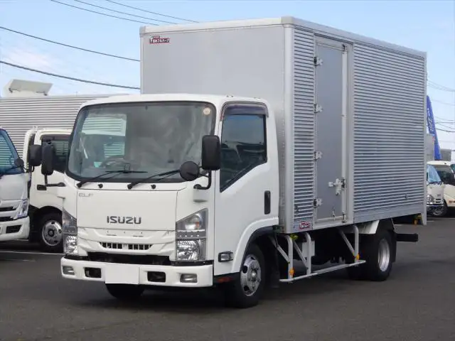 いすゞ エルフ 小型 アルミバン サイドドア TRG-NLR85ANの中古トラック画像1
