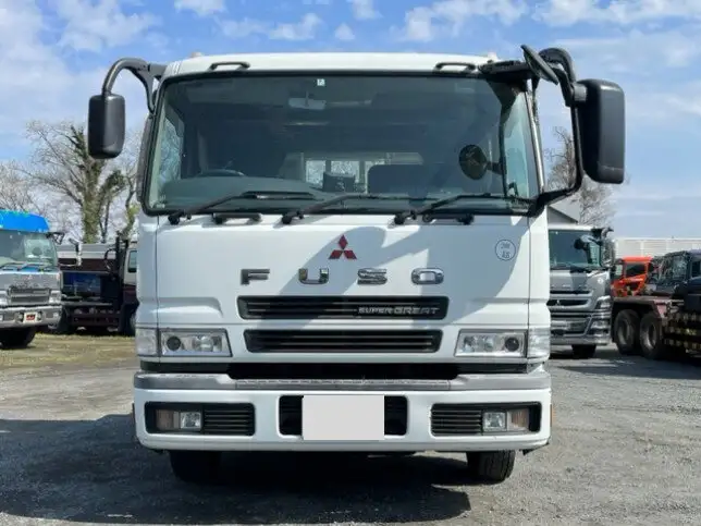三菱 スーパーグレート 大型 車両重機運搬 ウインチ ベッドの中古トラック画像2