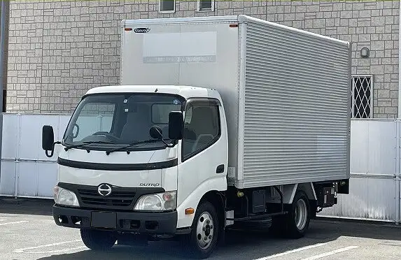 日野 デュトロ 小型 アルミバン パワーゲート BKG-XZU338Mの中古トラック画像1