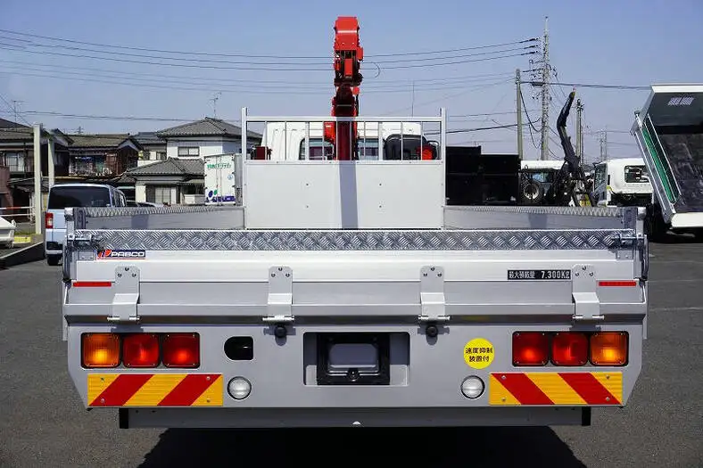 三菱 ファイター 中型/増トン 車両重機運搬 4段クレーン ラジコンの中古トラック画像3