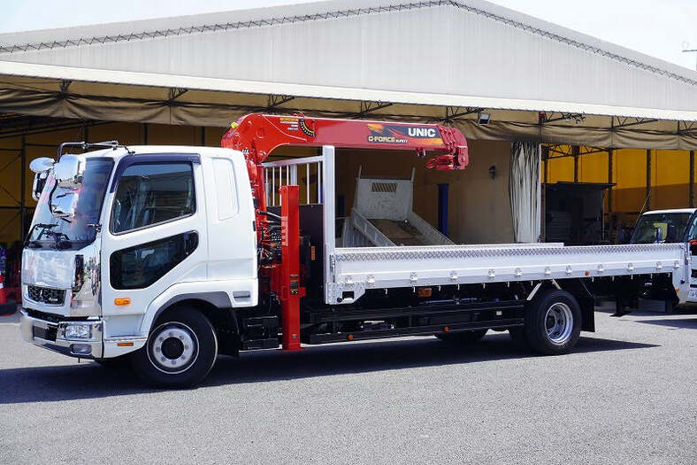 三菱 ファイター 中型/増トン 車両重機運搬 セルフローダー 2KG-FK62FZ