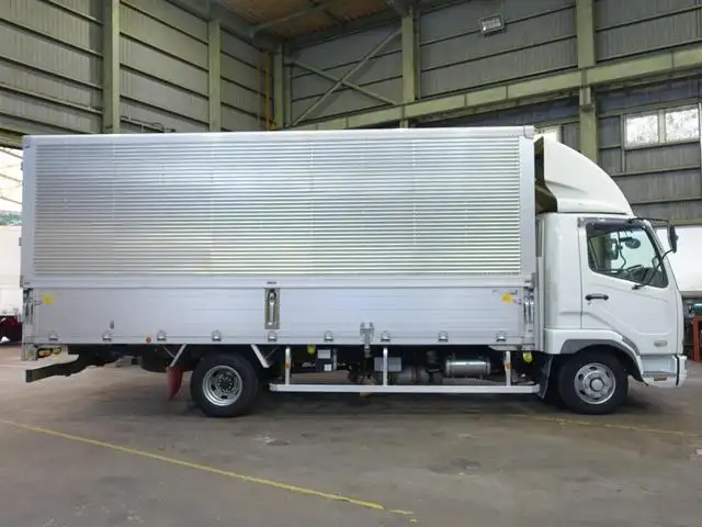 三菱 ファイター 中型/増トン ウイング 床鉄板 PDG-FK74Rの中古トラック画像2