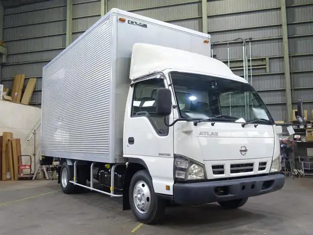 日産 アトラス 小型 アルミバン パワーゲート PB-APR81ANの中古トラック画像1