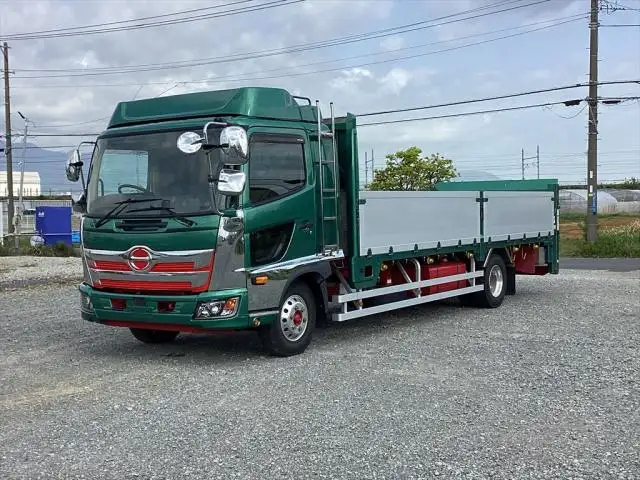 日野 レンジャー 中型/増トン 平ボディ パワーゲート アルミブロック の中古トラック【車両No.144696】