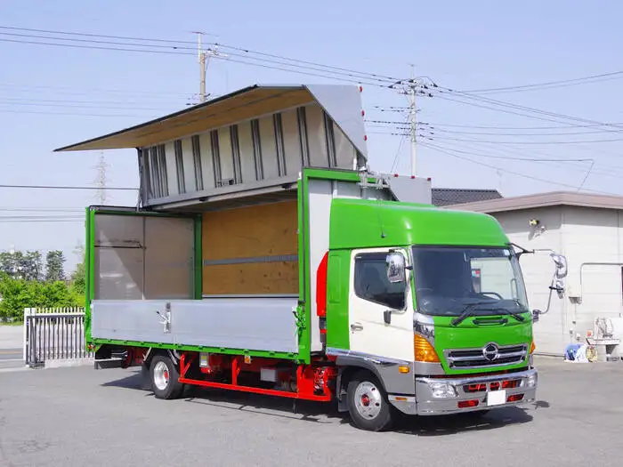 日野 レンジャー 中型/増トン ウイング エアサス ベッドの中古トラック画像2