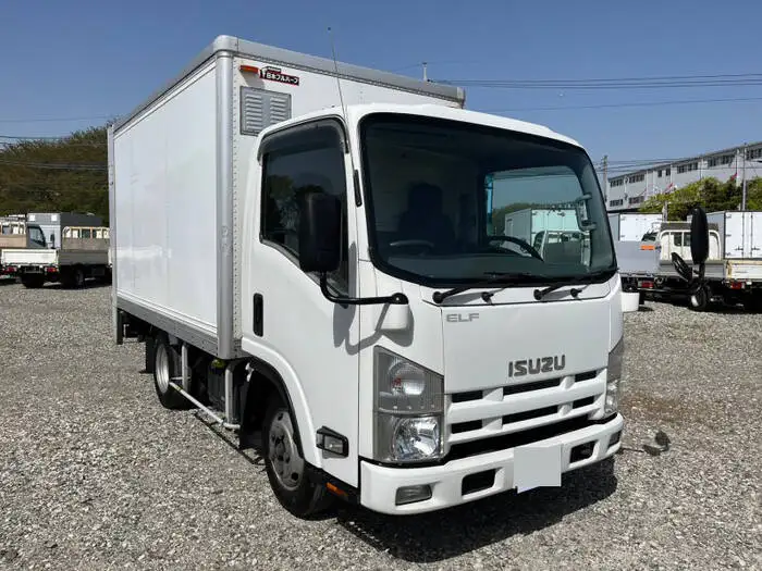 いすゞ エルフ 小型 アルミバン パワーゲート サイドドアの中古トラック画像2