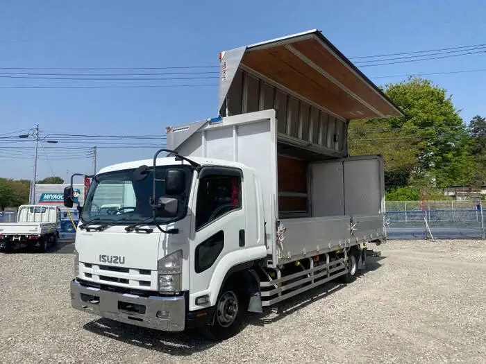 いすゞ フォワード 中型/増トン ウイング パワーゲート エアサスの中古トラック画像1