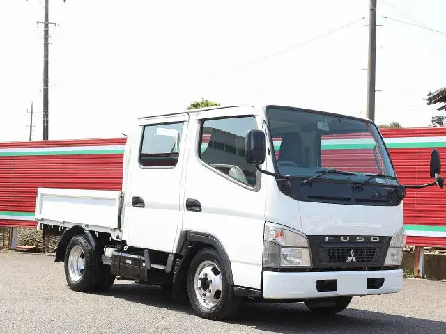 三菱 キャンター 小型 平ボディ Wキャブ 床鉄板の中古トラック画像3