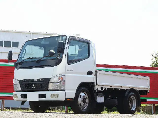 三菱 キャンター 小型 平ボディ PDG-FE70D H21の中古トラック画像1