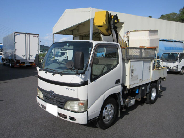 日野 デュトロ 小型 高所・建柱車 高所作業車 電工仕様｜画像1