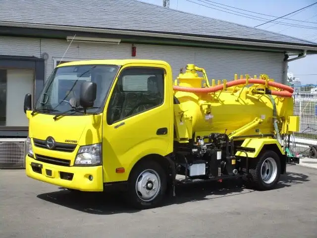 日野 デュトロ 小型 タンク車 汚泥吸引車 TKG-XZU700Mの中古トラック画像1