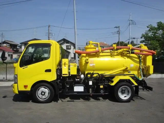 日野 デュトロ 小型 タンク車 汚泥吸引車 TKG-XZU700Mの中古トラック画像4