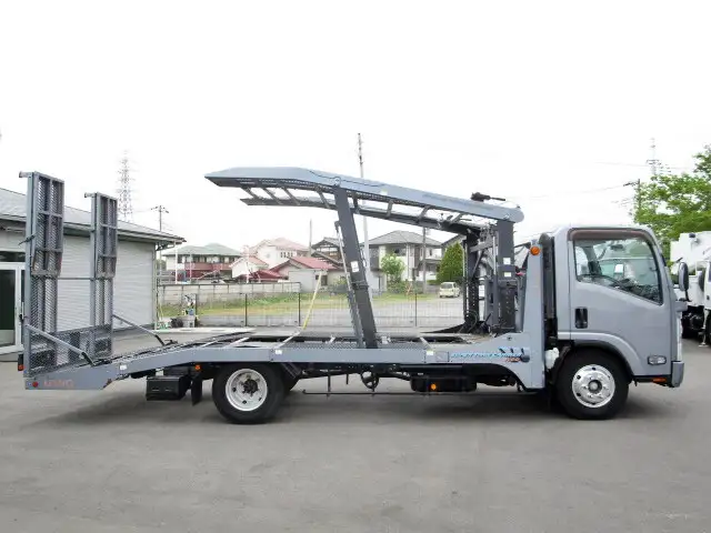 いすゞ エルフ 小型 車両重機運搬 ラジコン ウインチの中古トラック画像2