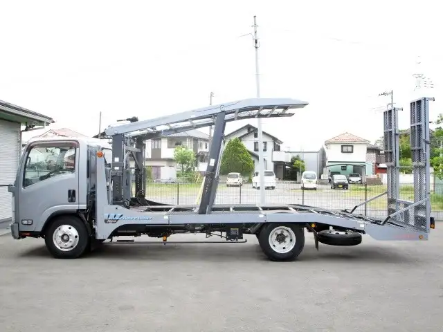 いすゞ エルフ 小型 車両重機運搬 ラジコン ウインチの中古トラック画像3