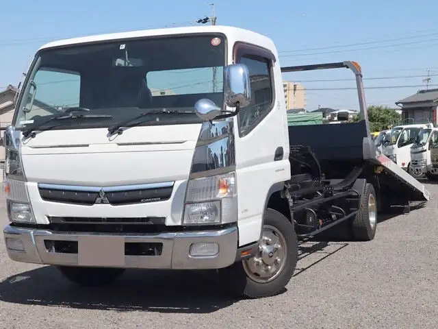 三菱 キャンター 小型 車両重機運搬 ラジコン ウインチの中古トラック画像1