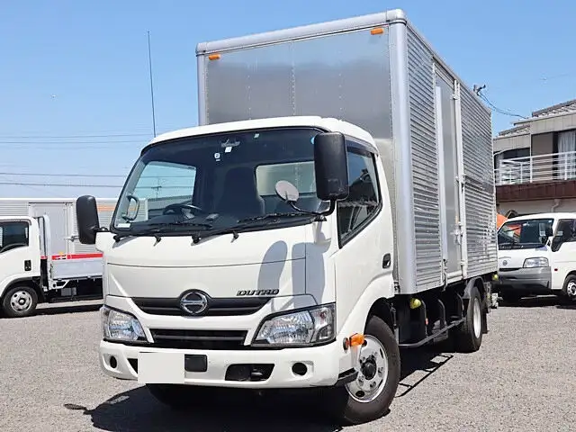 日野 デュトロ 小型 アルミバン パワーゲート サイドドアの中古トラック画像1