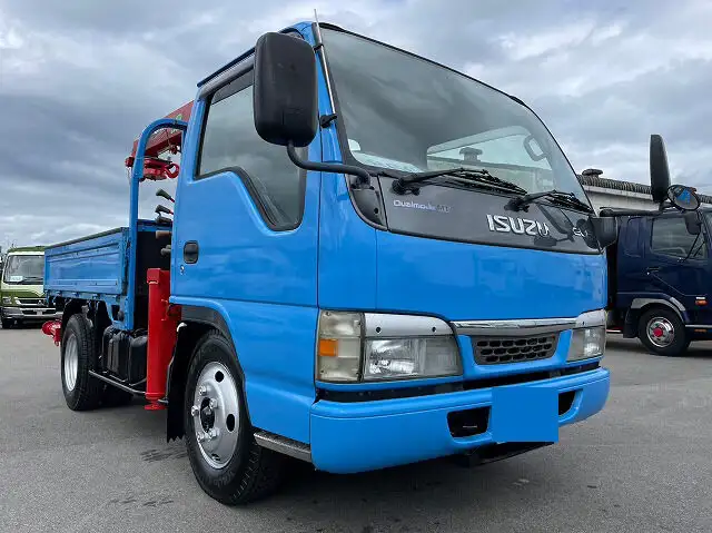 いすゞ エルフ 小型 クレーン付 3段 ラジコンの中古トラック画像2