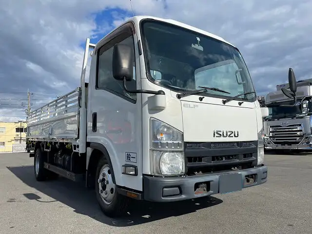 いすゞ エルフ 小型 平ボディ TKG-NMR85AR H25の中古トラック画像2