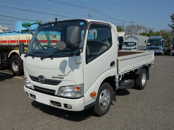 日野 デュトロ 小型 平ボディ TKG-XZU675M H27の中古トラック画像1