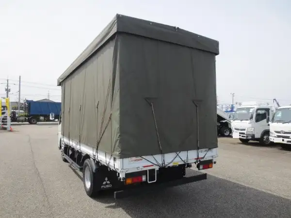 三菱 キャンター 小型 平ボディ 幌 2RG-FEA20の中古トラック画像7