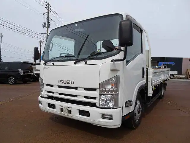 いすゞ エルフ 小型 平ボディ TKG-NPR85AR H25の中古トラック画像1
