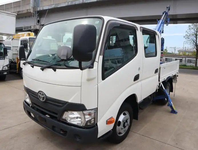 トヨタ ダイナ 小型 クレーン付 横置簡易クレーン Wキャブ の中古トラック【車両No.145014】