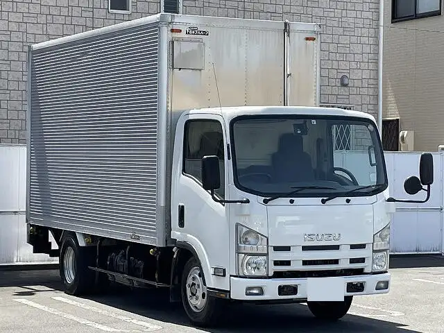 いすゞ エルフ 小型 アルミバン パワーゲート サイドドアの中古トラック画像2
